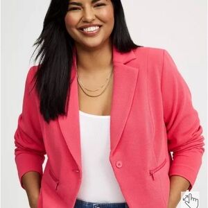 Torrid Vibrant Pink Blazer